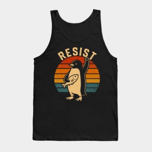 Resist-Penguin Tank Top